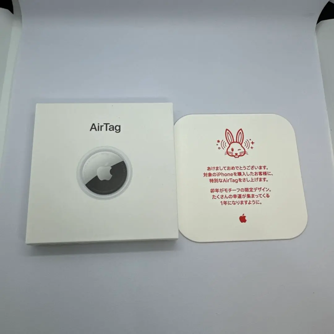 AirTag 卯年デザイン　2個セット Set of 2 Apple AirTag Rabbit Japan New Year's First Sale