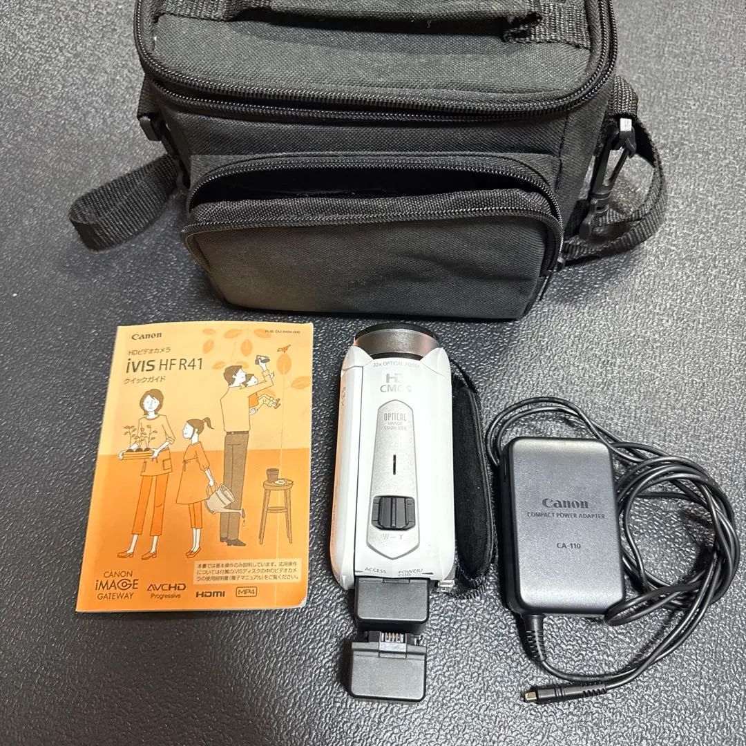 【極美品】Canon HDビデオカメラ　ivis HF R41 ブラック Yahoo!オークション -「hf r41」(キヤノン) (デジタルビデオ