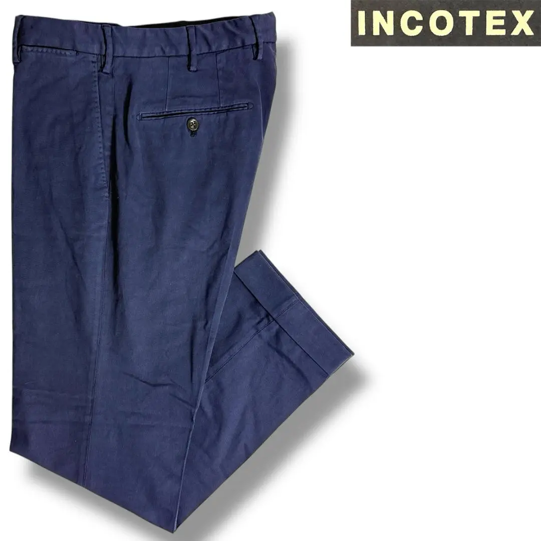 INCOTEX極美品スラックス紺 2025年最新】INCOTEX カラー：ネイビー系 スラックスの人気