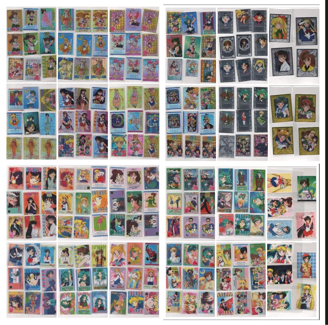 Thumbnail of Sailor Moon cards, 198 total, Pretty Soldier Sailor Moon, including 99 holographic/shiny cards