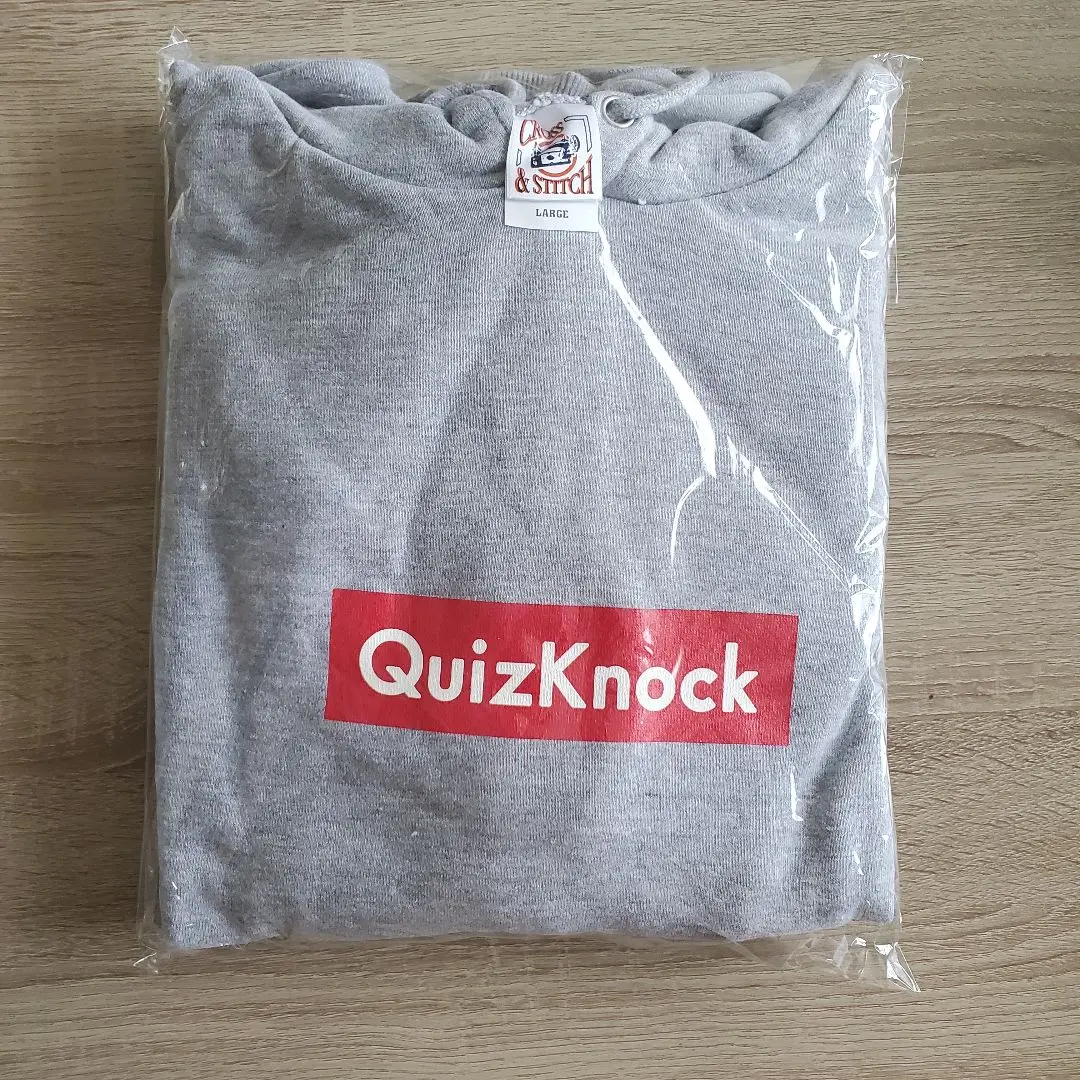 QuizKnock(クイズノック) ロゴパーカー／黒★Lサイズ FACUDuoVQAwSmDZ.jpg:large