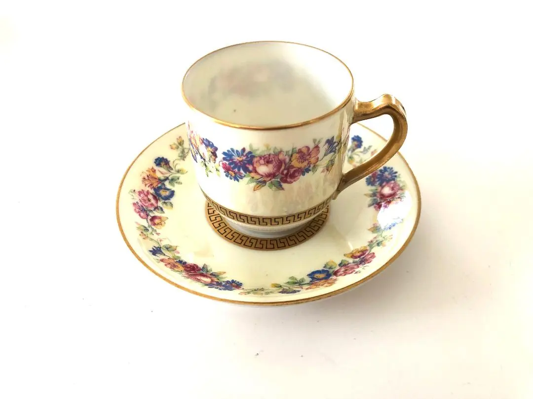 Thumbnail of Haviland Limoges Cup & Saucer Gold Floral Pattern [Antique]