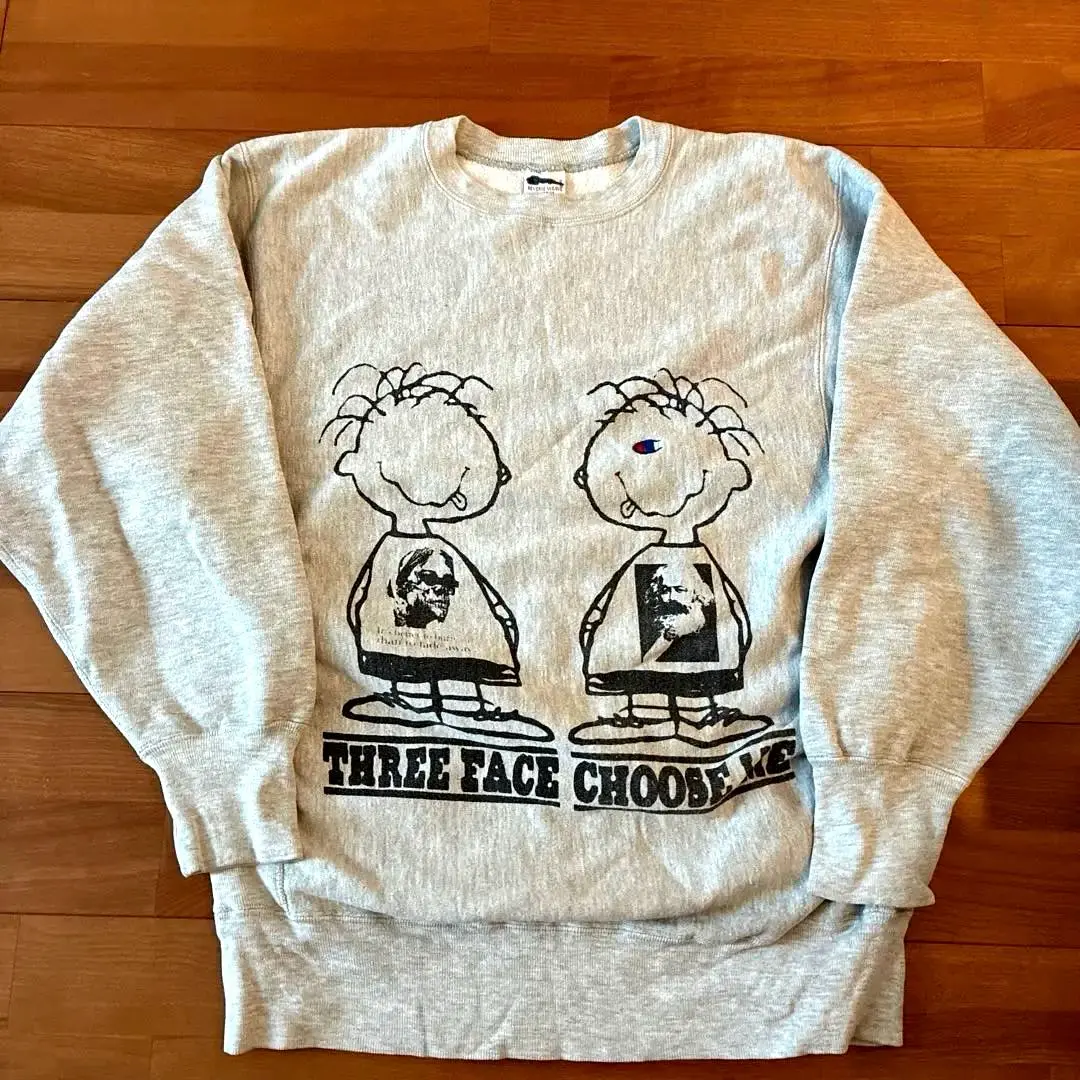 Three Face 手刷り スウェット vintage Three Face 手刷り スウェット vintage