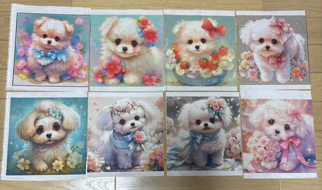 Thumbnail of Special Price Rare Fabric Panel Maltese 8-piece Set 5/21