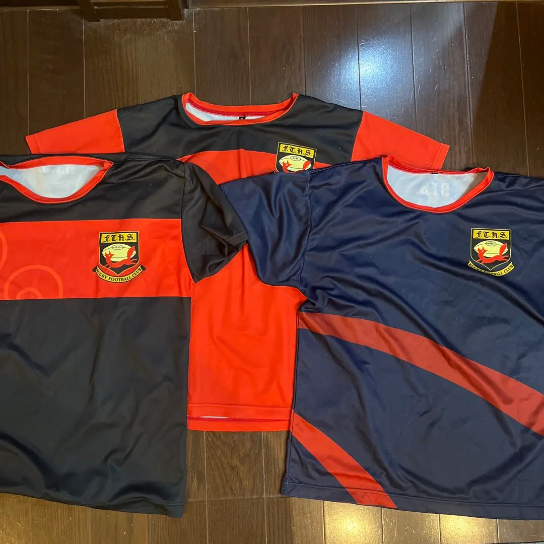 京都工学院、伏見工業、ラグビーTシャツ3枚セット 京都工学院、伏見工業、ラグビーTシャツ3枚セット 京都工学院