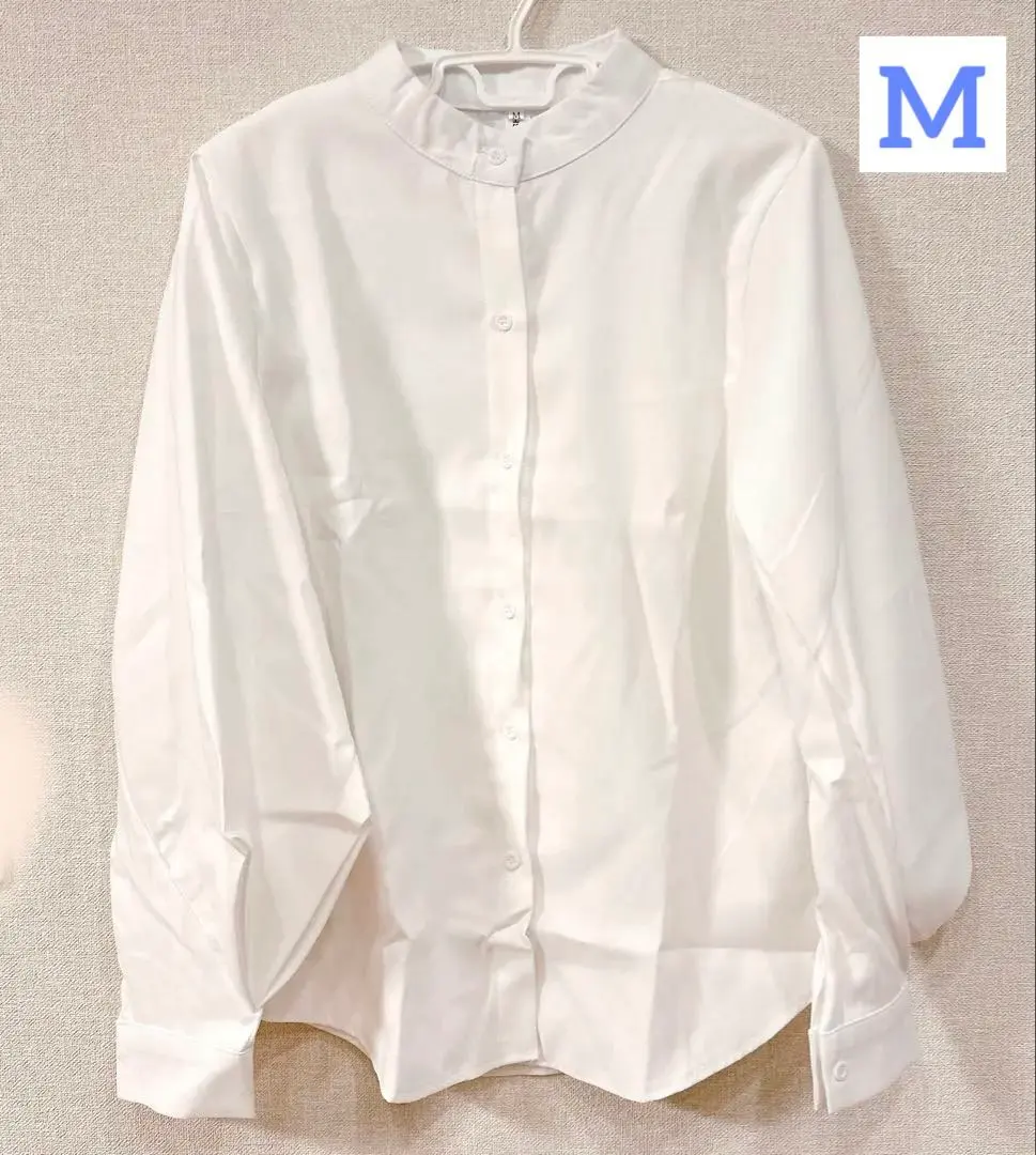 Thumbnail of Retro Puff Sleeve Long Sleeve Shirt, Slimming, Body Shape Coverage, Relaxed Fit, School Event, Size M