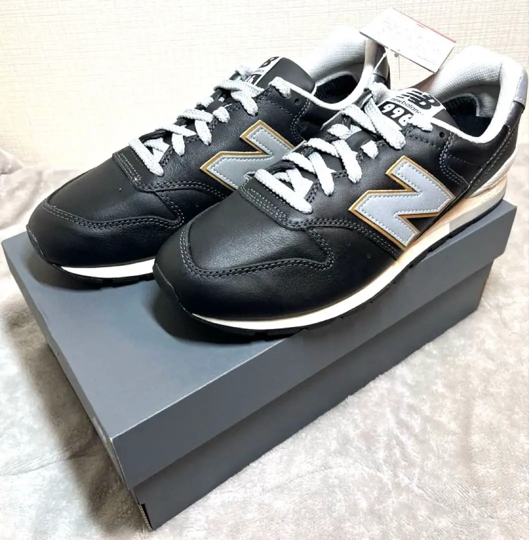 【新品未使用‼️】ニューバランス 996 黒レザー 新品未使用 996シリーズ ニューバランス 996 NEW BALANCE CM996RI2 BLACK width D