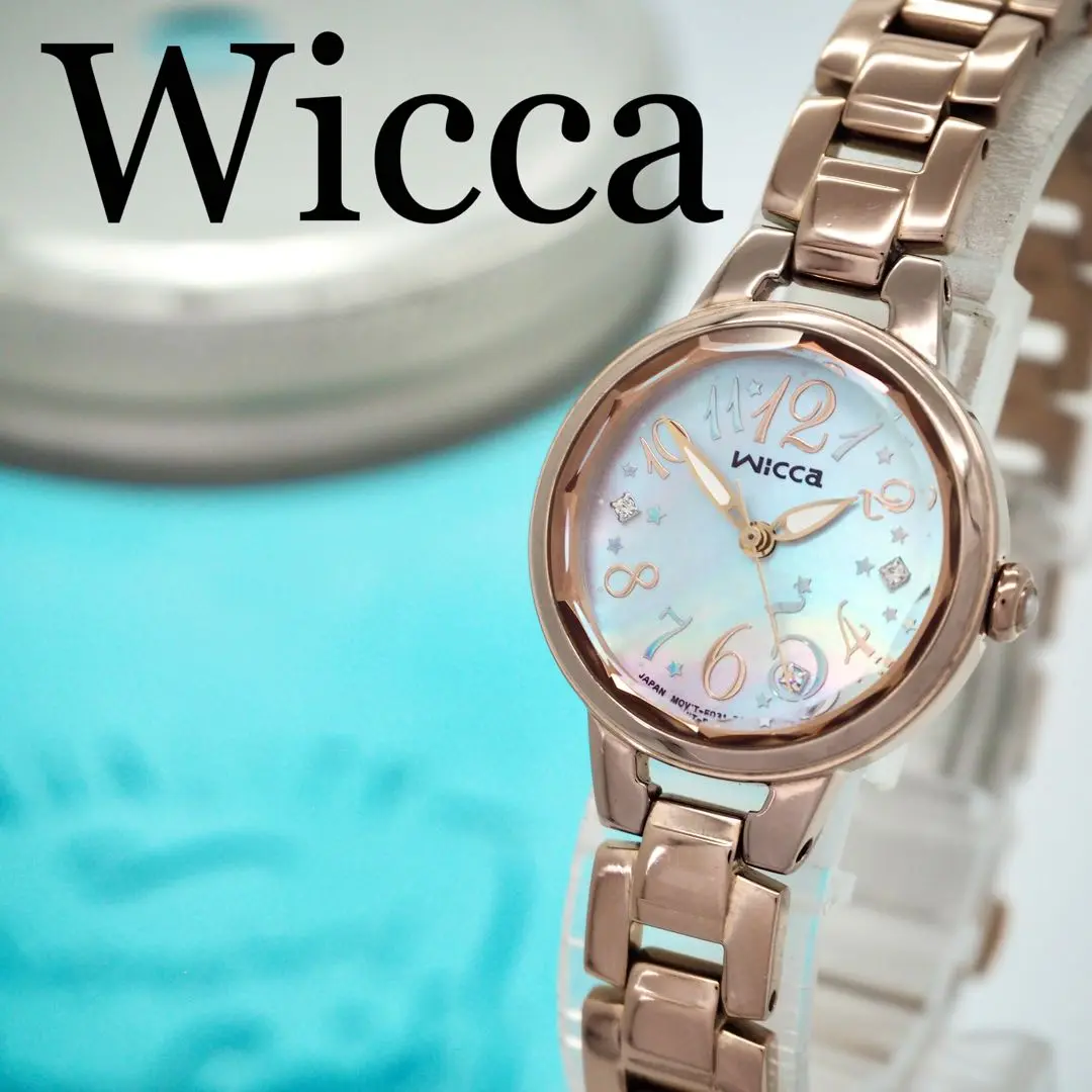 180 CITIZEN Wicca×剛力彩芽　コラボ　ソーラー　レディース　時計 剛力彩芽wiccaウイッカKF3-01-93CITIZENｿｰﾗｰ腕時計正規品販売店