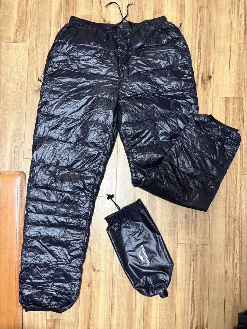 Naturehike ダウンパンツ ブラック　M Naturehike】ダウンパンツはコスパ最強コンパクト防寒具