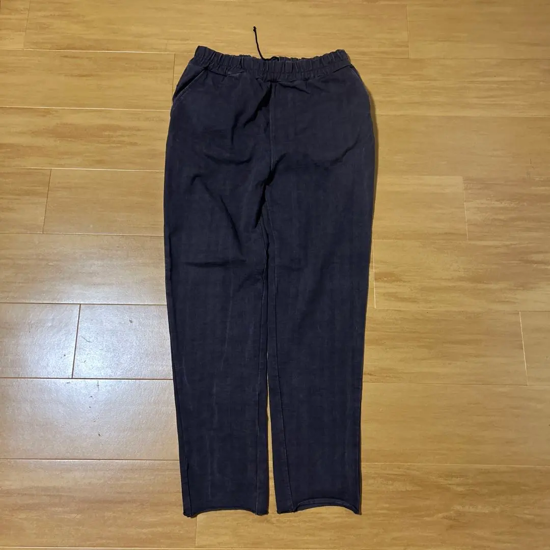 未使用　yohaku ヨハク　余白　コットン　パンツ　日本製　備後節織 染め 楽天市場】yohaku（余白） 備後節織 テーパードパンツ 濃紺×墨