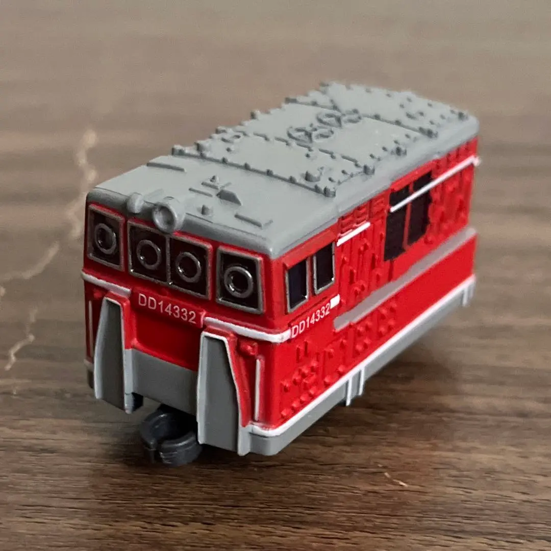 [匿名配送] 扭蛋火車 DD14 除雪車 中間車 的縮圖