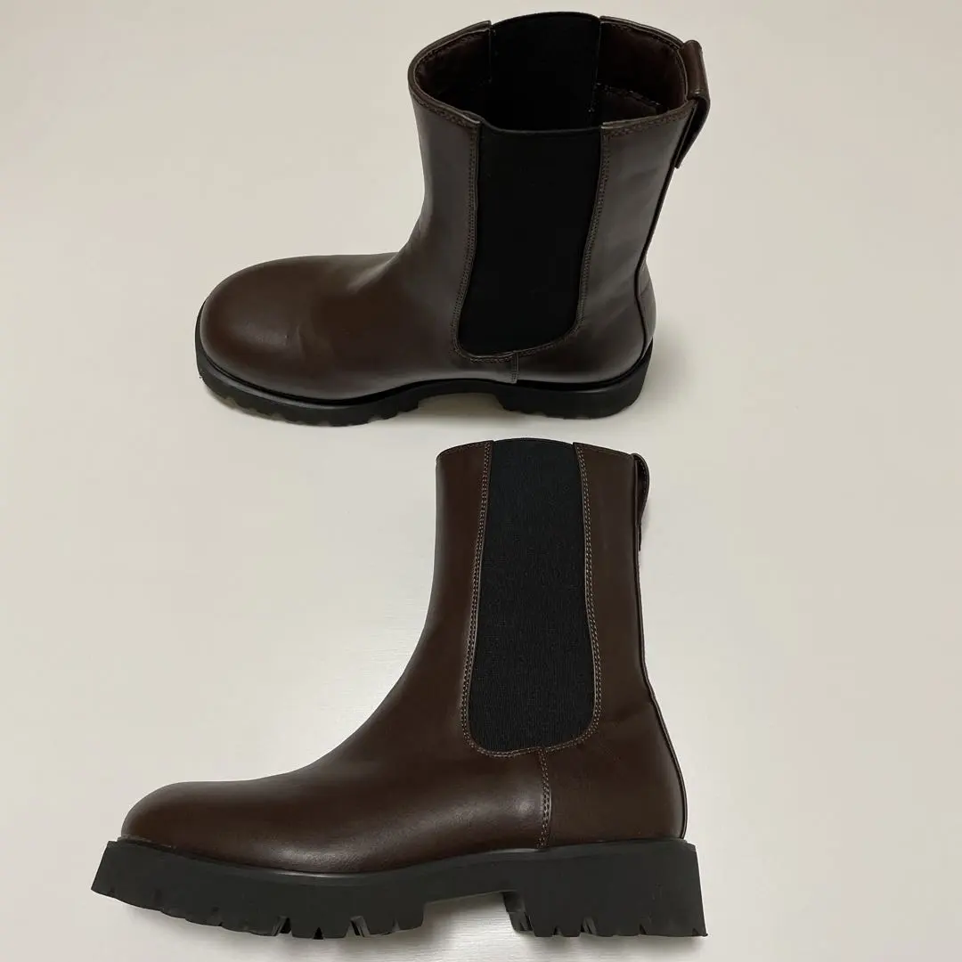 Thumbnail of Near New Studio CLIP Tank Sole Side Gore Boots, Brown, Size M