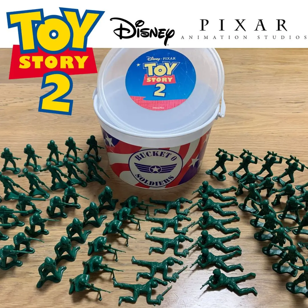 激レア BUCKET O SOLDIERS グリーンアーミーメン フィギュア トイ・ストーリー TOYSTORY トイストーリー Bucket O Soldiers