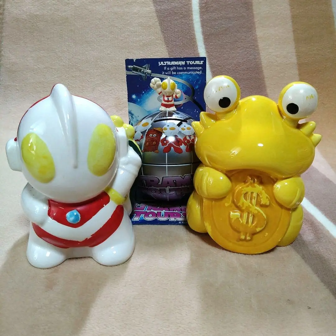 レア】カネゴン 貯金箱 陶器 箱付き 置物 ウルトラマン バンダイ