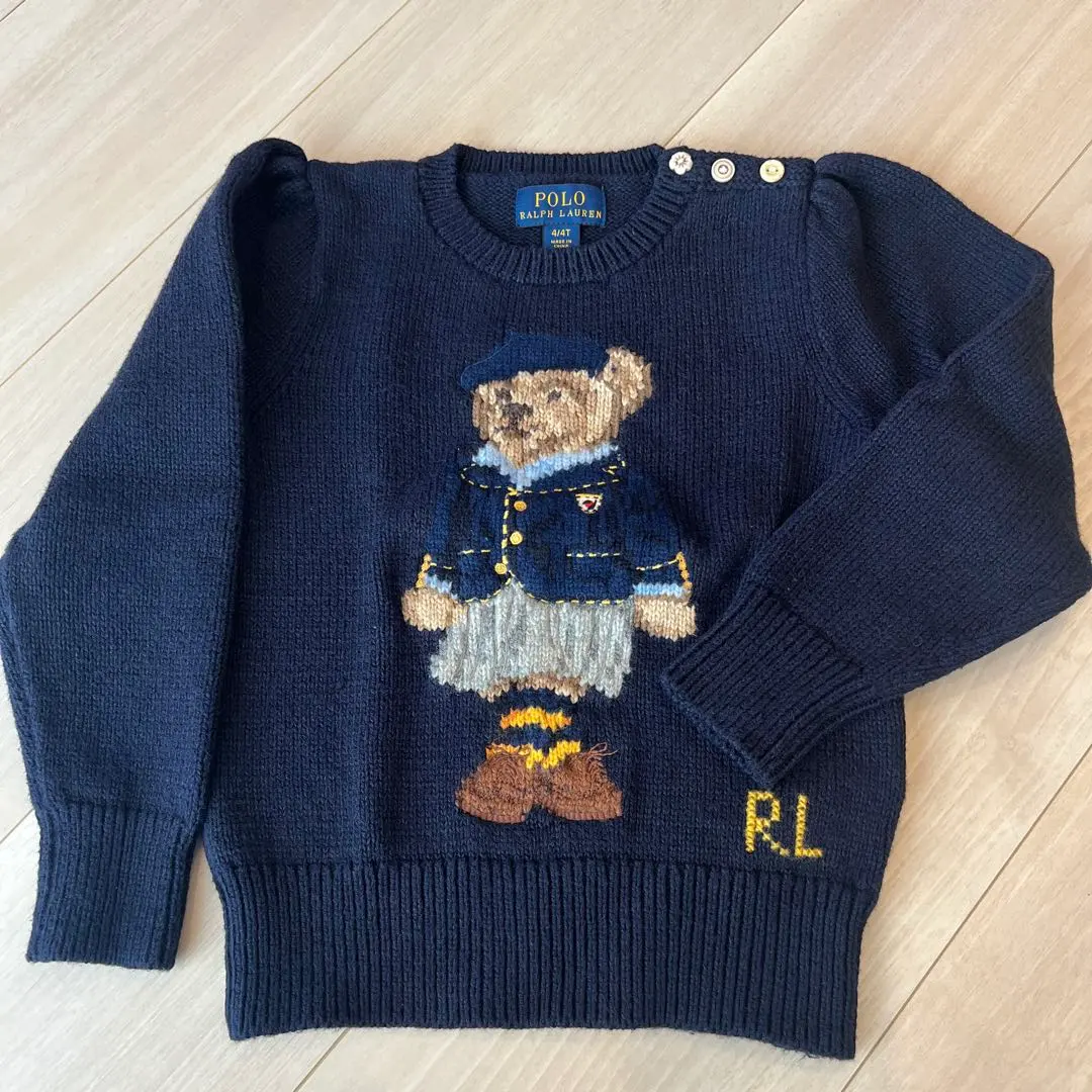 Thumbnail of POLO Bear Knit, Girls 4/4T