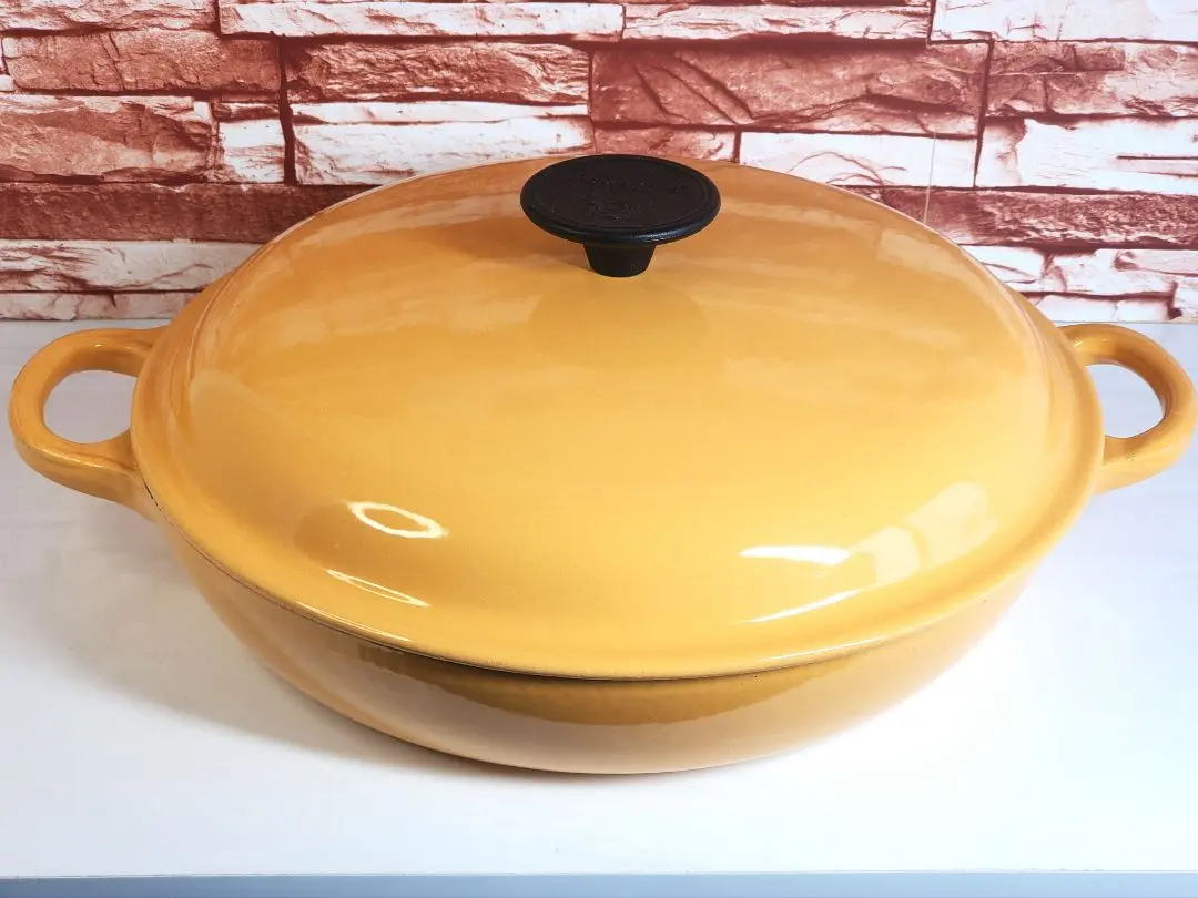 ルクルーゼ　タジン鍋　27cm イエロー 2025年最新】ルクルーゼ タジン鍋の人気アイテム - メルカリ