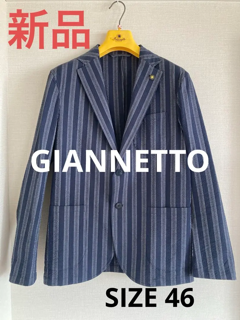 2025年最新】GIANNETTO 柄：ストライプ テーラードジャケットの