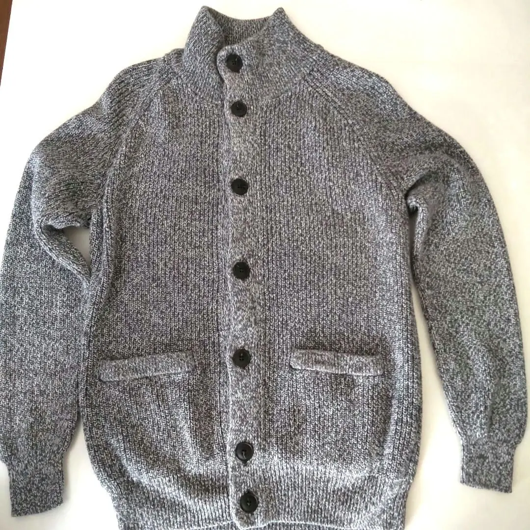 Thumbnail of Uniqlo Men's Cardigan, Gray, M, Cotton