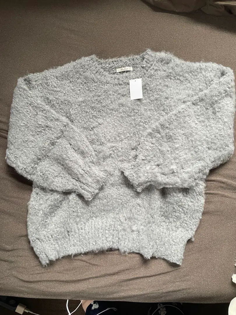 Thumbnail of Shimamura top, knit, gray, LL