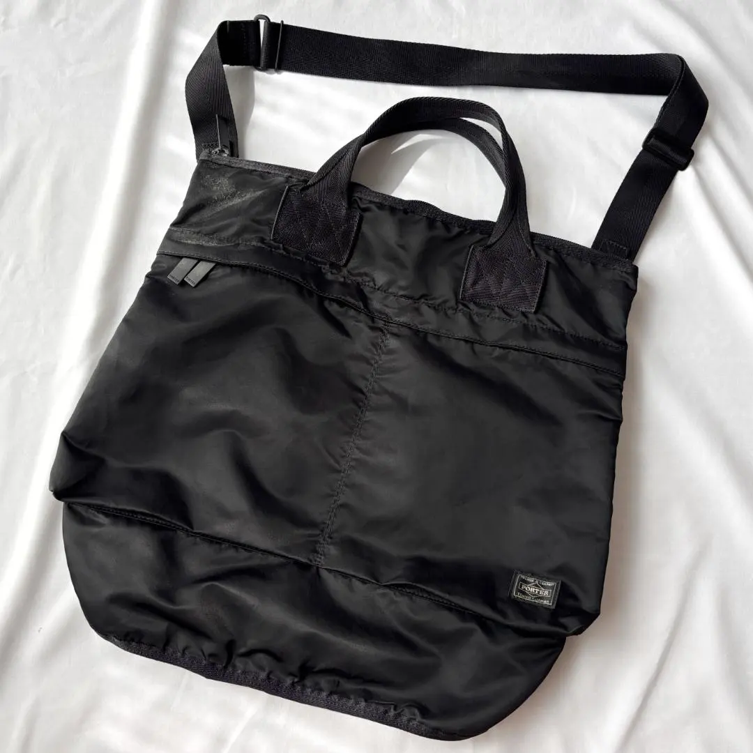 PORTER＿FRAME 2WAY TOTE＿フレームトート黒ブラック PORTER＿FRAME 2WAY TOTE＿フレームトート黒ブラック