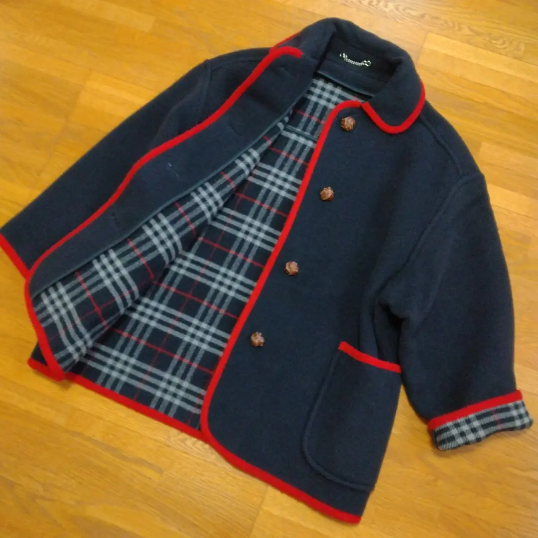 BURBERRYビンテージ　スペシャリティレディースダッフルコート　英国製 ✨極美品 XL✨バーバリー ダッフルコート ノバチェック