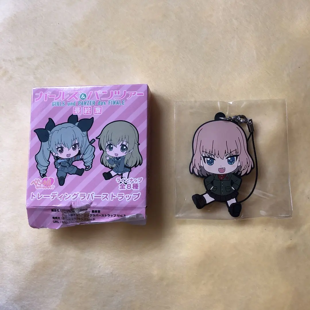 ガールズ&パンツァー ラバーストラップ ぺたん娘トレーディングラバーストラップ｜ガールズ＆パンツァー