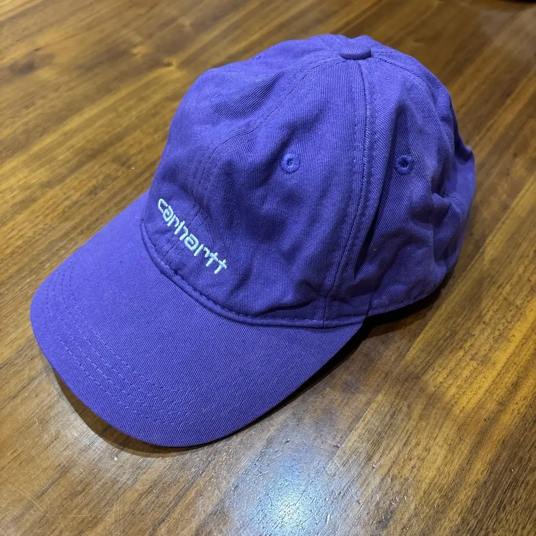 レア　Carhartt カーハート　紫 キャップ アジャスター付　ダメージ加工 2025年最新】CARHARTTパープルキャップの人気アイテム - メルカリ