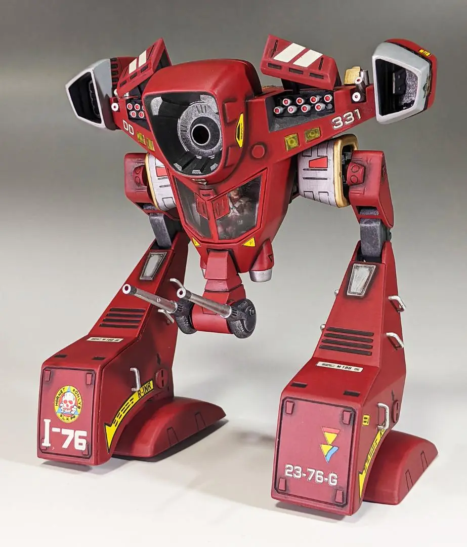 プラモデル　1/48 イシュキック（超時空世紀オーガス）組立塗装済 アリイ1/48イシュキックレビュー - YouTube