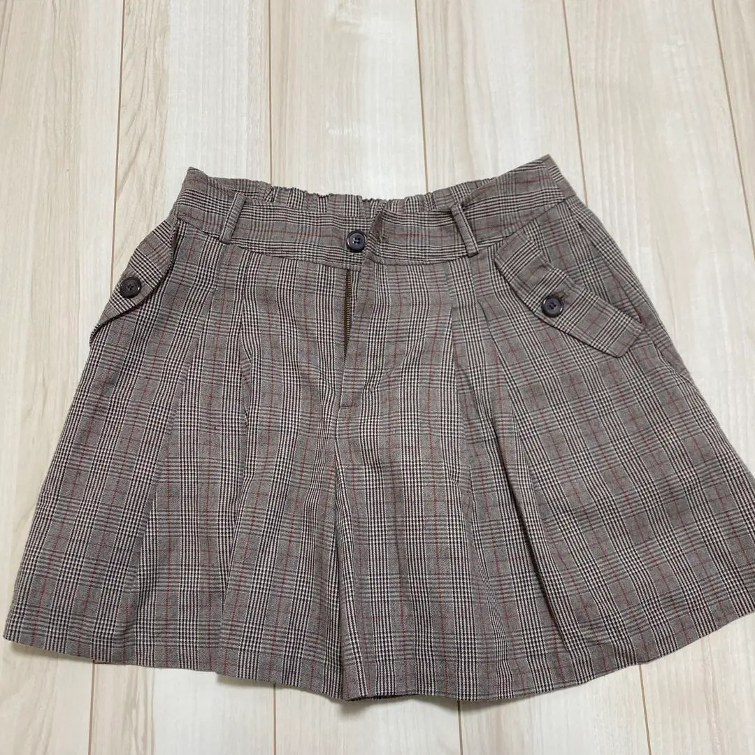 Thumbnail of Checkered Culottes Half Pants - Chocolraffine