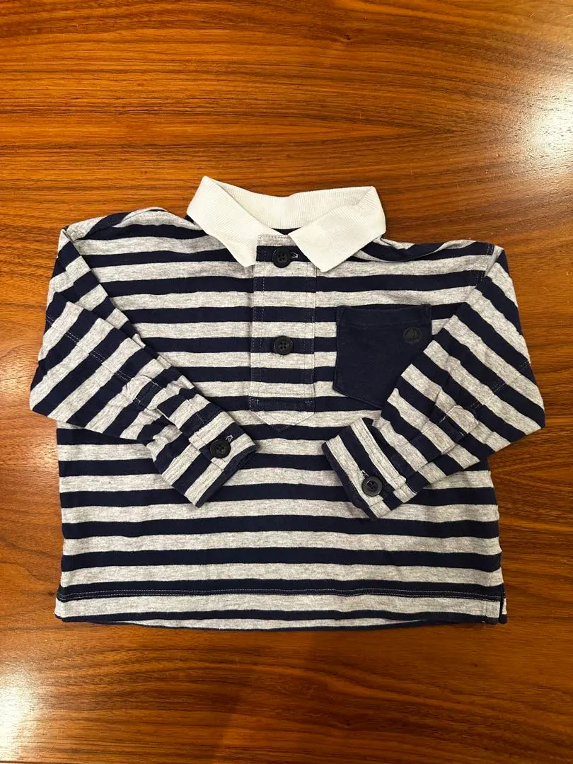 Thumbnail of PETIT BATEAU Autumn Clothes Long Sleeve Polo Shirt