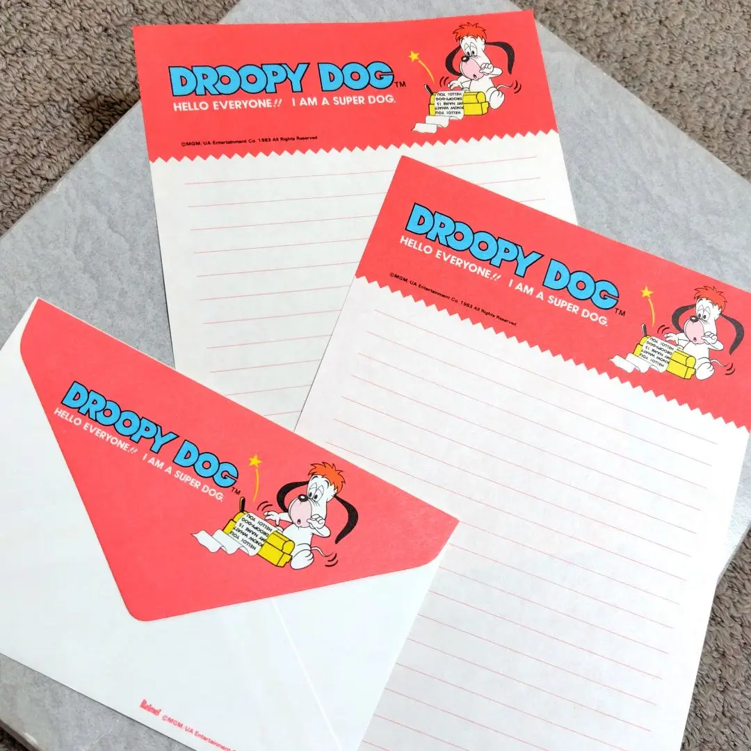 新品タグ付き　DROOPY ドルーピー　タオル　ビンテージ　昭和レトロ　3枚 お土産としても大人気！ 別府タオルさん @bepputowel による