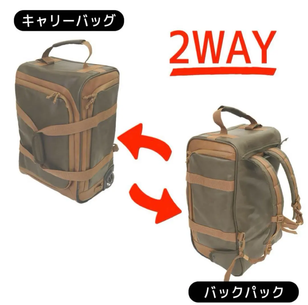 ワークマン　ピックアップボストンキャリー　キャメル　3way 完売品 ワークマンピックアップボストンキャリー（3WAYボストンキャリー）