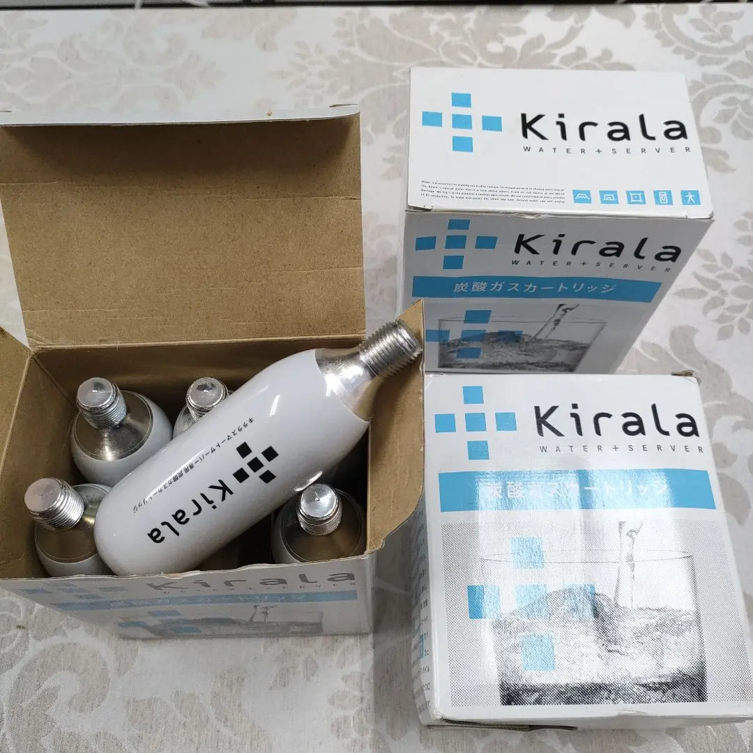 Kirala キララ　炭酸ガスカートリッジ　新品未使用未開封３箱 2025年最新】Kirala 飲料・酒の人気アイテム - メルカリ