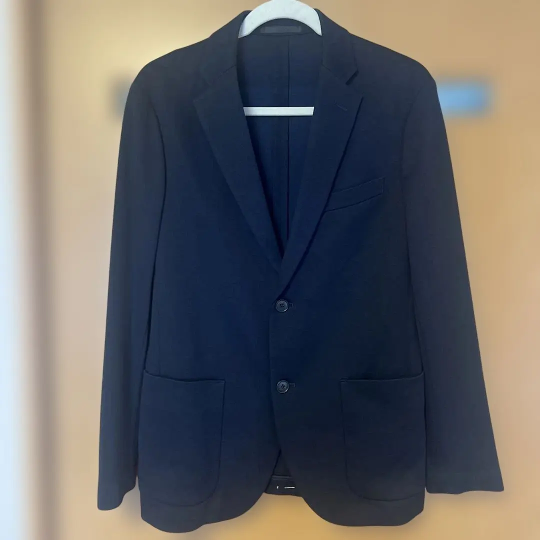Thumbnail of UNIQLO, Navy Tailored Jacket, 2-Button