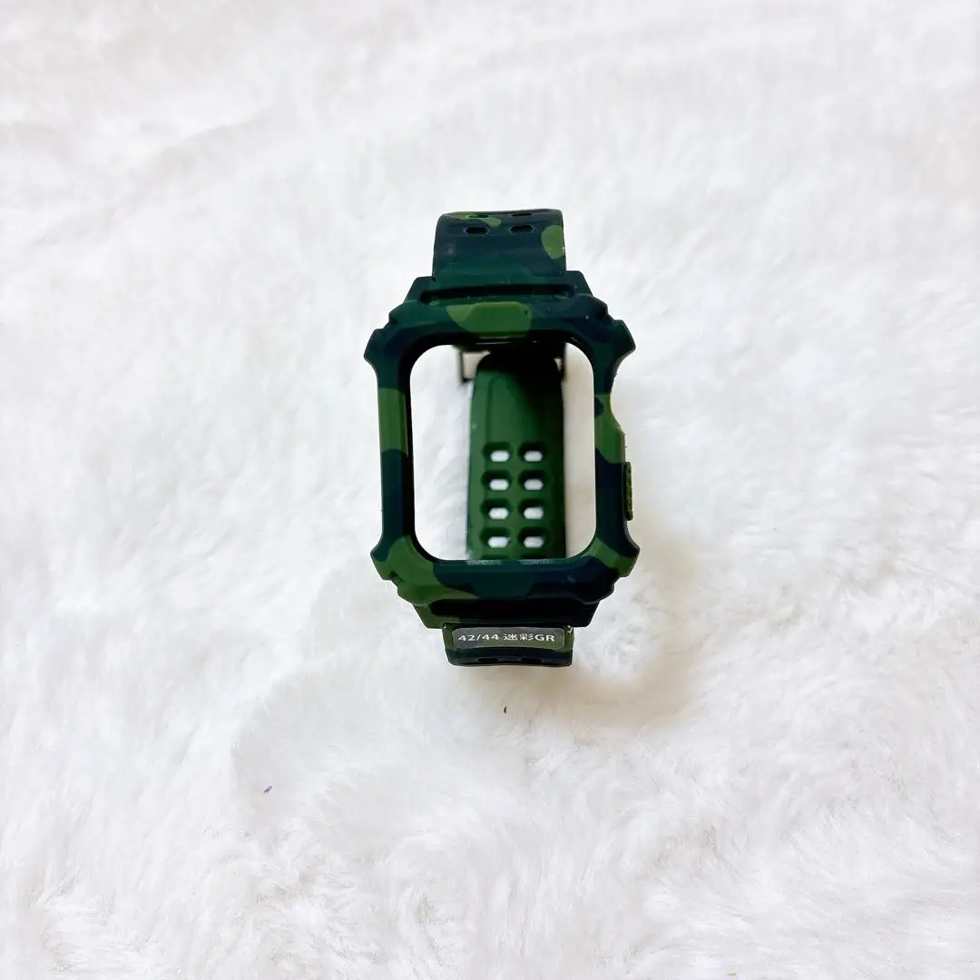 蘋果手錶錶帶 40mm 42mm 迷彩 全面保護 時尚 輕巧 的縮圖