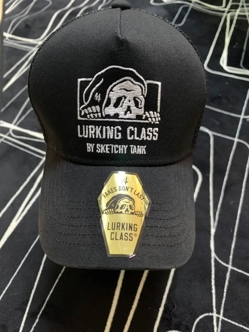 LURKING CLASS 骸骨デザインキャップ LURKING CLASS/ラーキングクラス FLTV ST24FCM05 キャップ