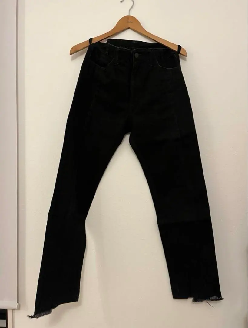 Thumbnail of UNUSED UNUSED Black Denim Reconstructed