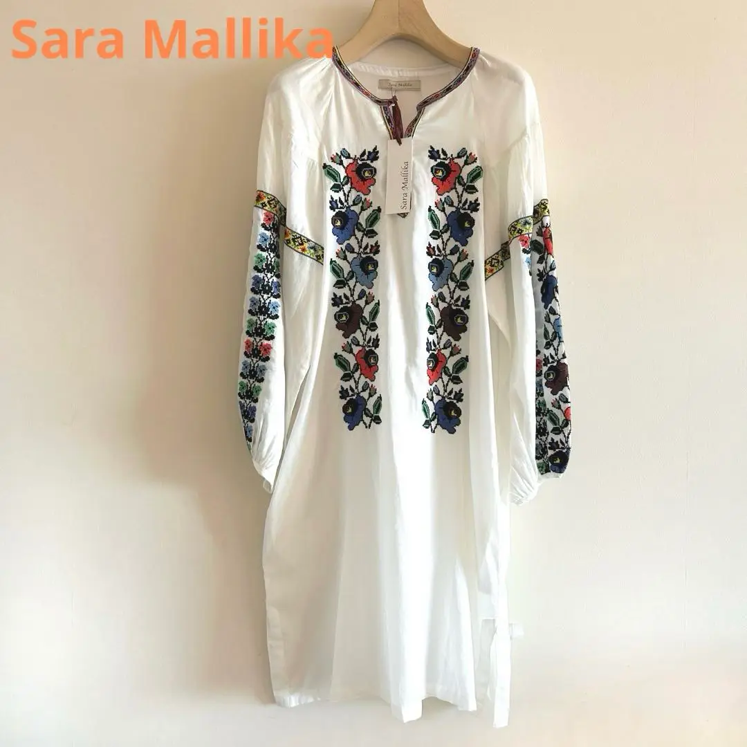 ★未使用★Sara mallikaサラマリカ メッシュ チュニック シャツワンピ ☆未使用☆Sara mallikaサラマリカ メッシュ チュニック シャツ