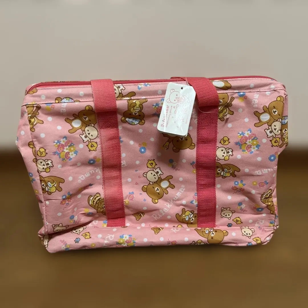 Thumbnail of Rilakkuma Reusable Shopping Basket Bag, Pink