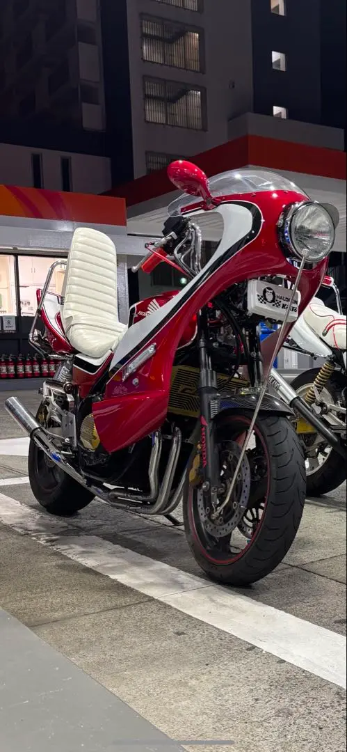 ゆまcb400sf vtek ロングタンデムバー CB400SF VTEC スペック1/2 メッキロングタンデムバー