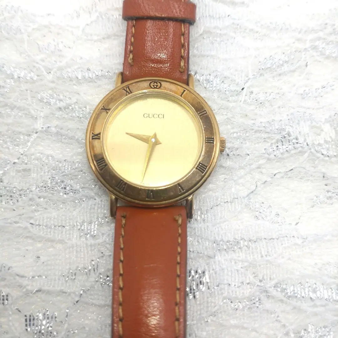 【新品電池交換済み】GUCCI 3000.2.M クォーツ式　腕時計　メンズ 新品電池交換済み】GUCCI 3000.2.M クォーツ式 腕時計 メンズ