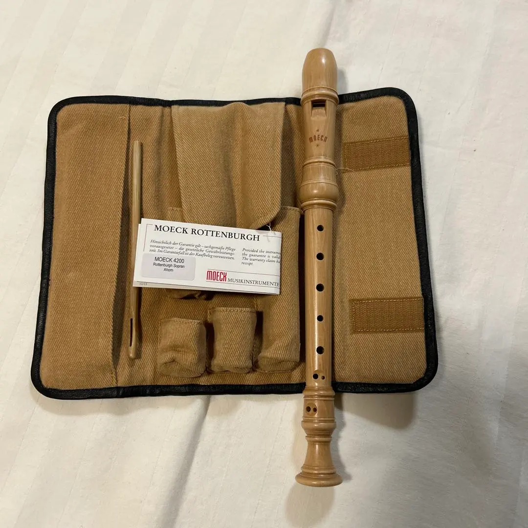 Moeck メック　リコーダー　笛　長さ約32.5cm 木製　楽器 メックリコーダー - 木製リコーダー メックワールド・楽器販売