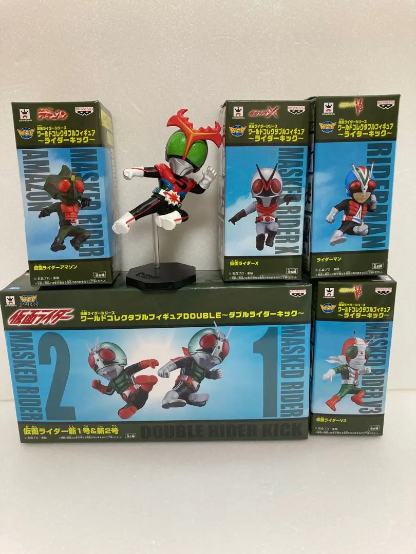 仮面ライダー3号 ワールドコレクタブルフィギュア　v3 ライダーマン　セット Amazon.co.jp: 仮面ライダーシリーズ ワールドコレクタブル