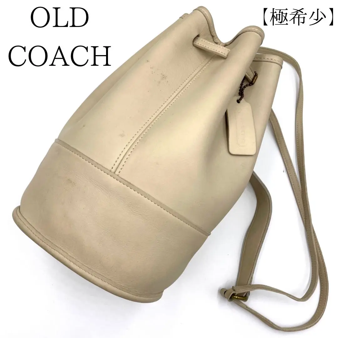 【美品 希少】オールドコーチ ハンドバッグ グラブタンレザー チャーム 黒 美品 希少 コーチ COACH ショルダーバッグ ワンショルダー