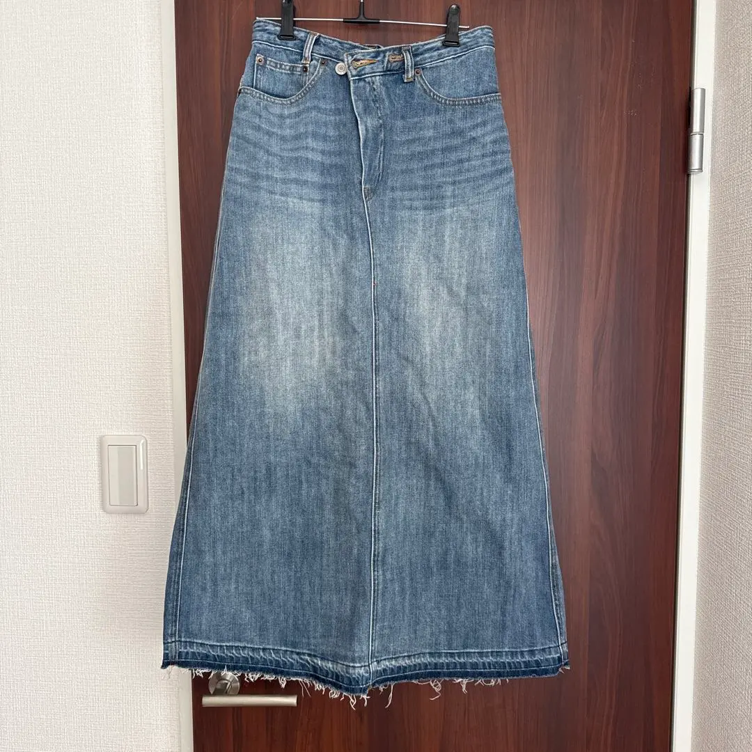 Thumbnail of Excellent condition: tiptop women's long skirt, denim blue. Worn once.