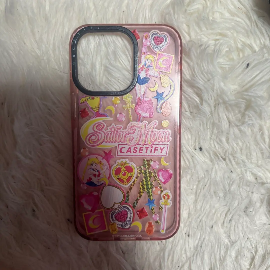 【未使用】 セーラームーン casetify iPhone13pro グリッター 大人気アニメ『美少女戦士セーラームーン』と初コラボ！友情を