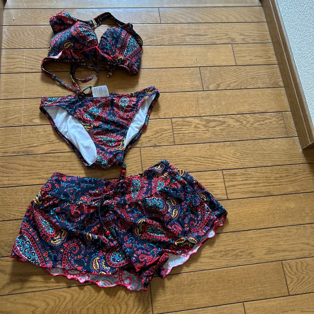 Thumbnail of Paisley Print Swimsuit Set