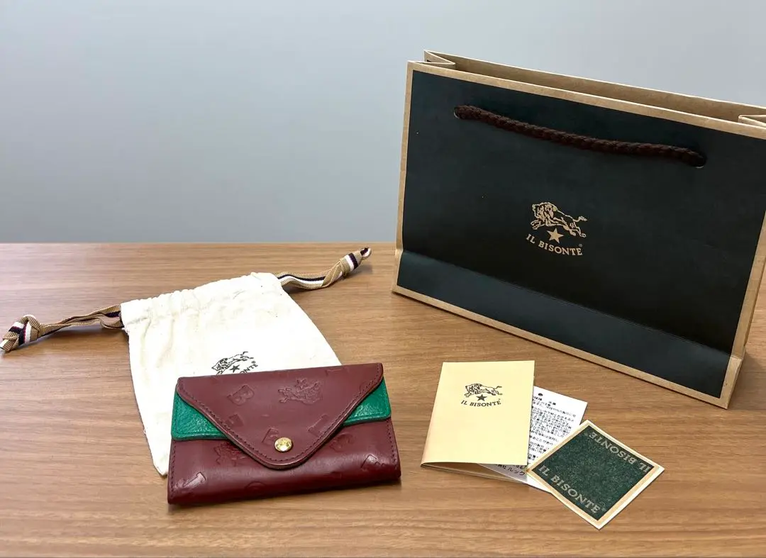 イルビゾンテ 財布　カード入れ　ブラウン　美品　廃盤 brandparks_ilbisonte-0032-bw259