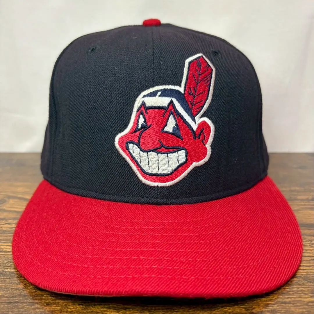 S34 New Era 59 Indians MLB 美國製 古董 1560 的縮圖