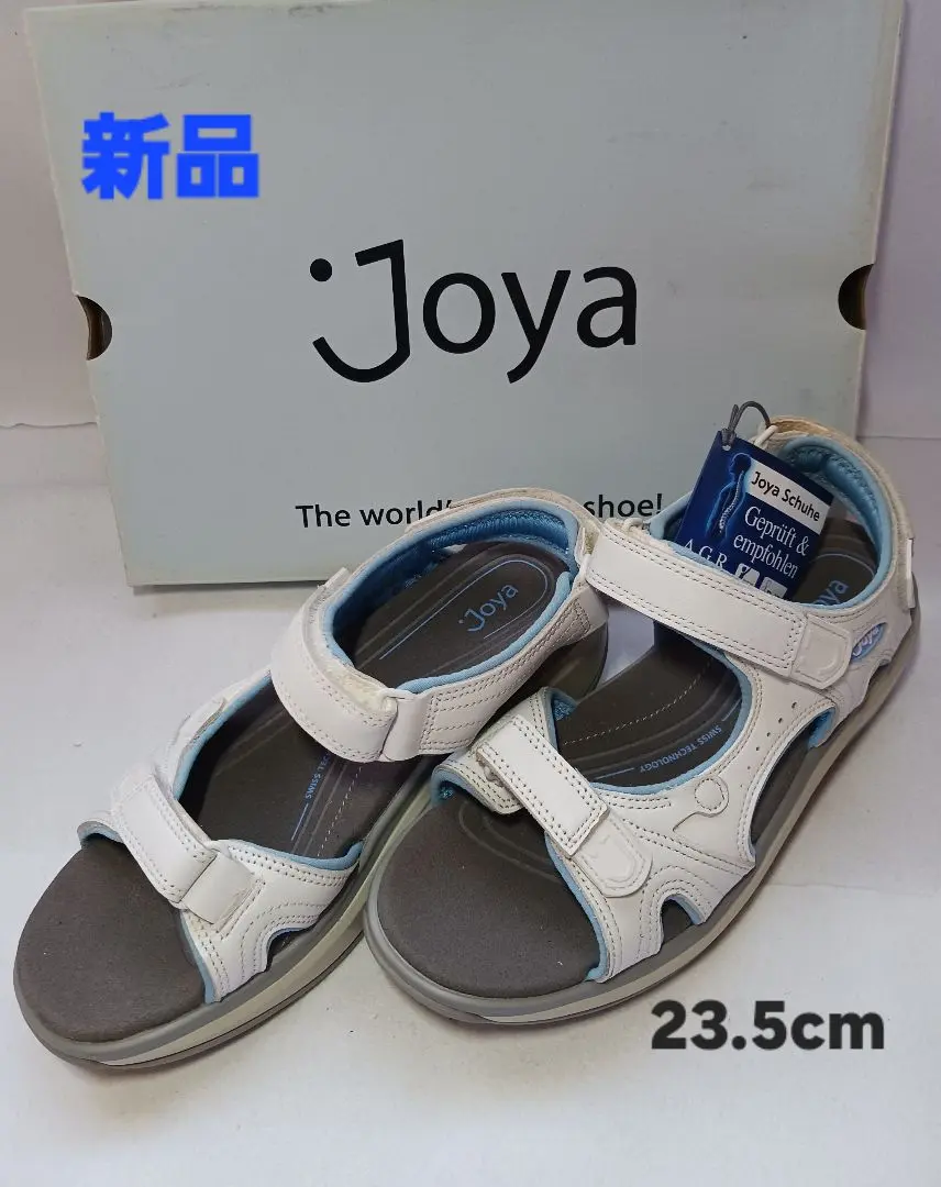 Joya 厚底 サンダル ゴールド ベージュ 23.5 ストラップ 軽量